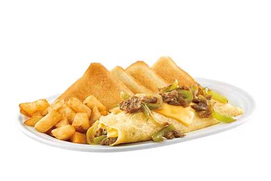 Philly Steak & Cheese Omelet
