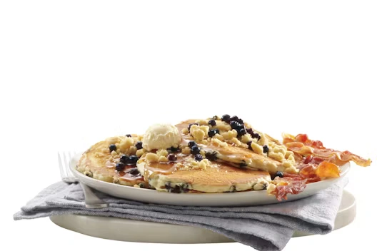 Blueberry Muffin-Top Pancakes
