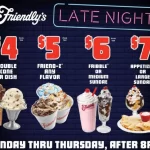 Friendly's Late Night Menu
